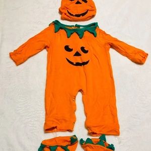 Baby Pumpkin Jumpsuit costume 6/12m